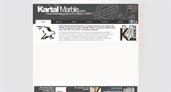 Desktop Screenshot of kartalmarble.com